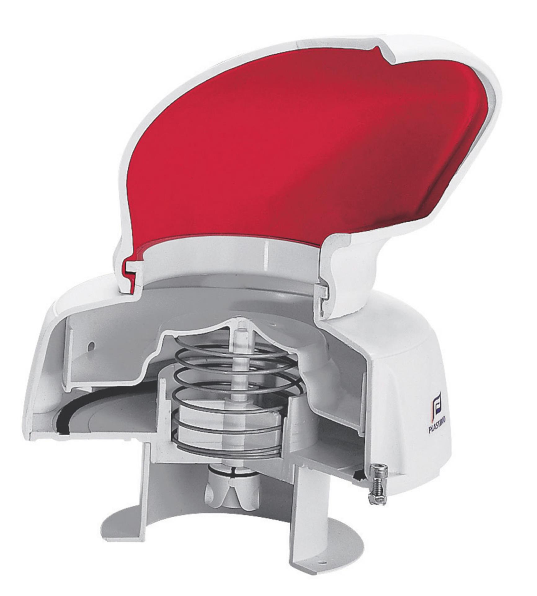 Plastimo Doradelüfter 75 mmØ Typ 2, Hutze innen blau Plastimo Doradelüfter 75 mmØ Typ 2, Hutze innen blau