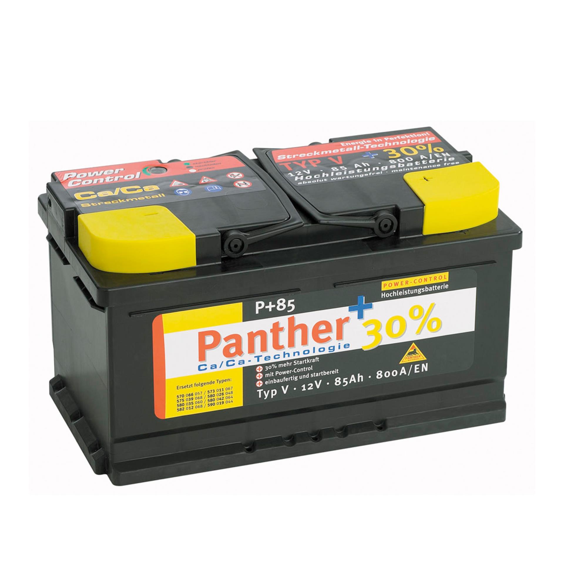 Panther Starterbatterie P + 65 AH (246 x 175 x 175) 15,5