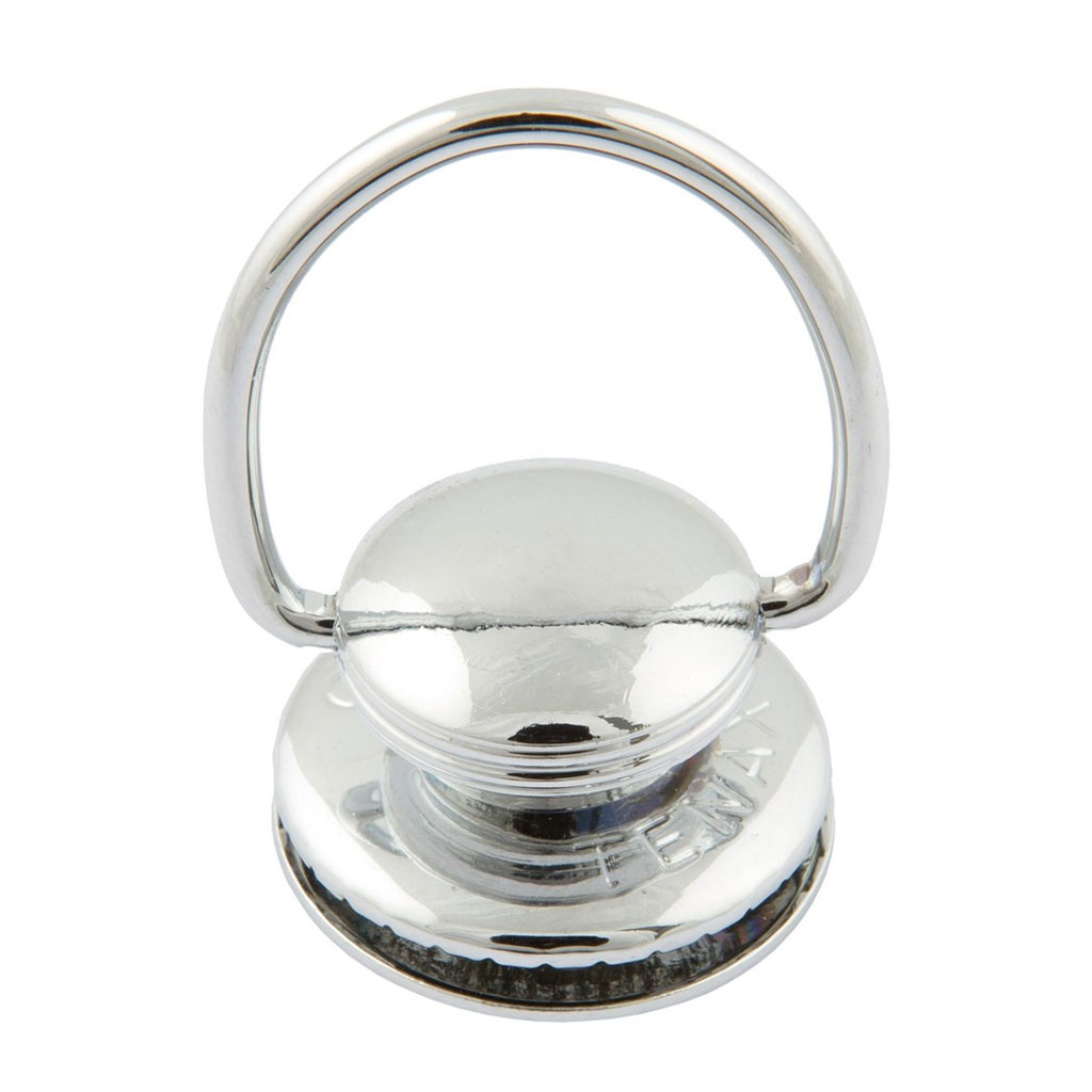 Tenax Knopf Oberteil mit Ring messing vernickelt