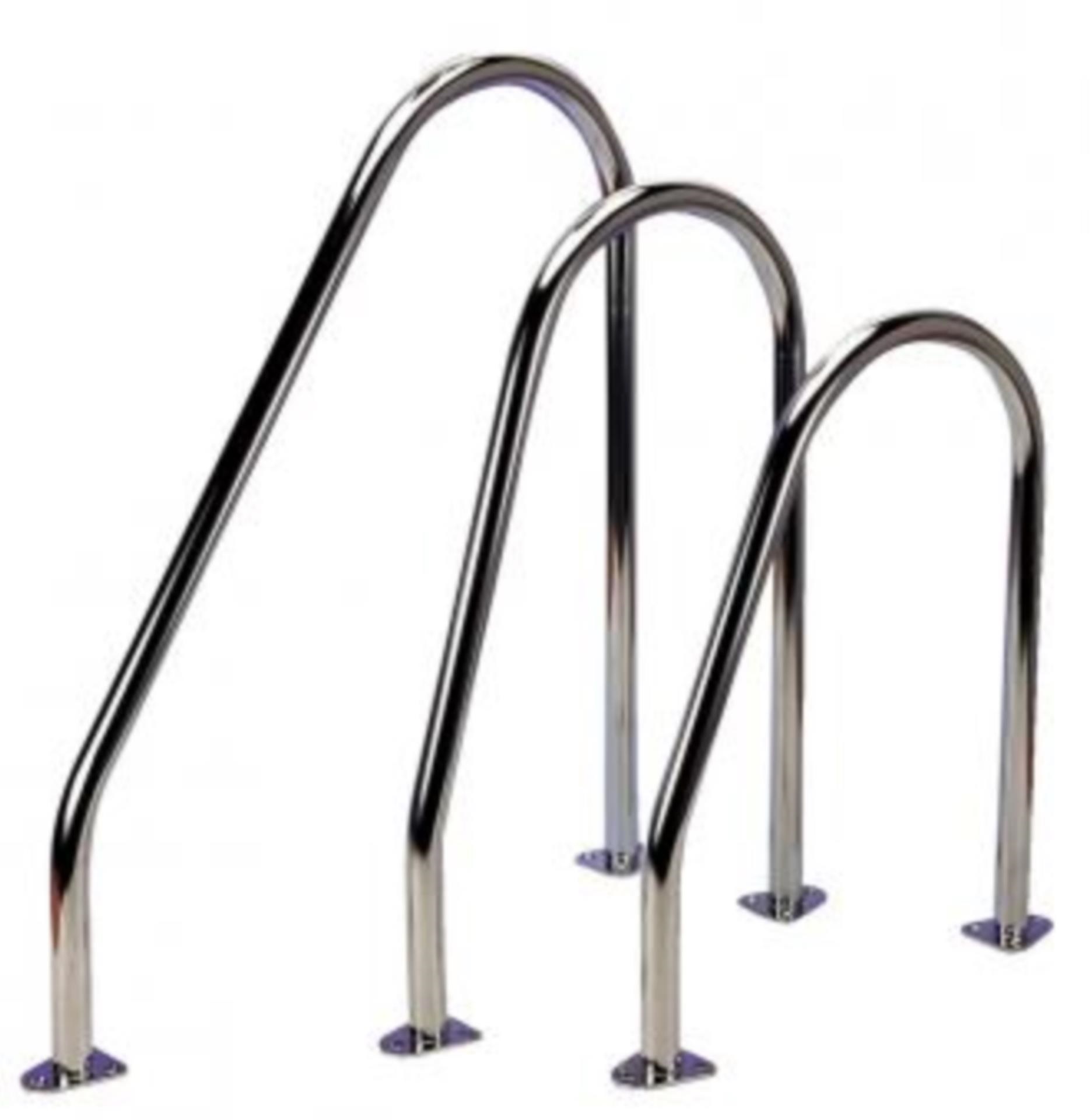 Roca Sicherheitsreling Edelstahl, 450 x 320 mm