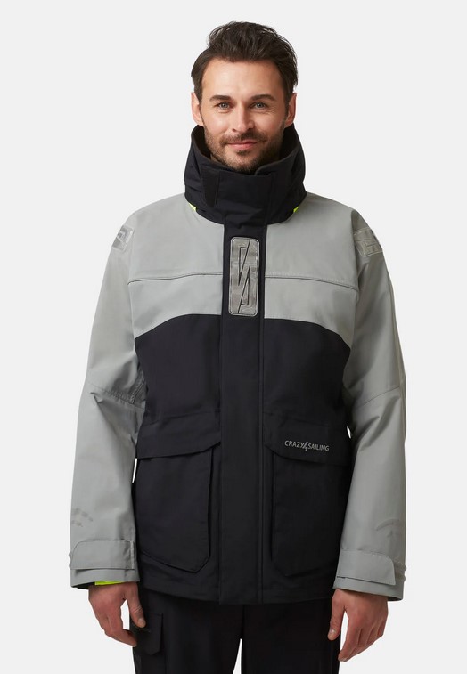 Crazy4Sailing C4S Bergen II, Jacke, graphite/carbon, 3XL