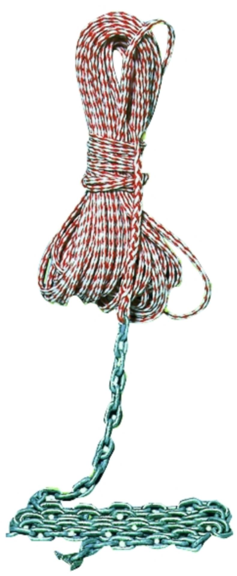 Osculati Ankerleine 8 mmØ / 30 Meter + 2 Meter Kettenvorlauf Osculati Ankerleine 8 mmØ / 30 Meter + 2 Meter Kettenvorlauf