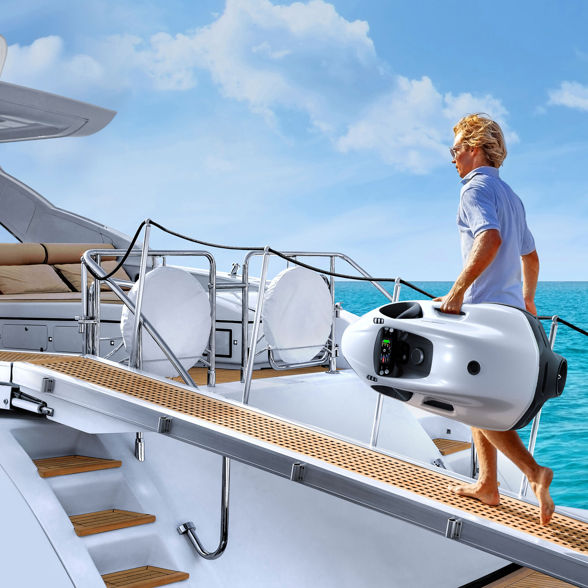 SEABOB F9 "Porsche Design" Farbe: Weiß