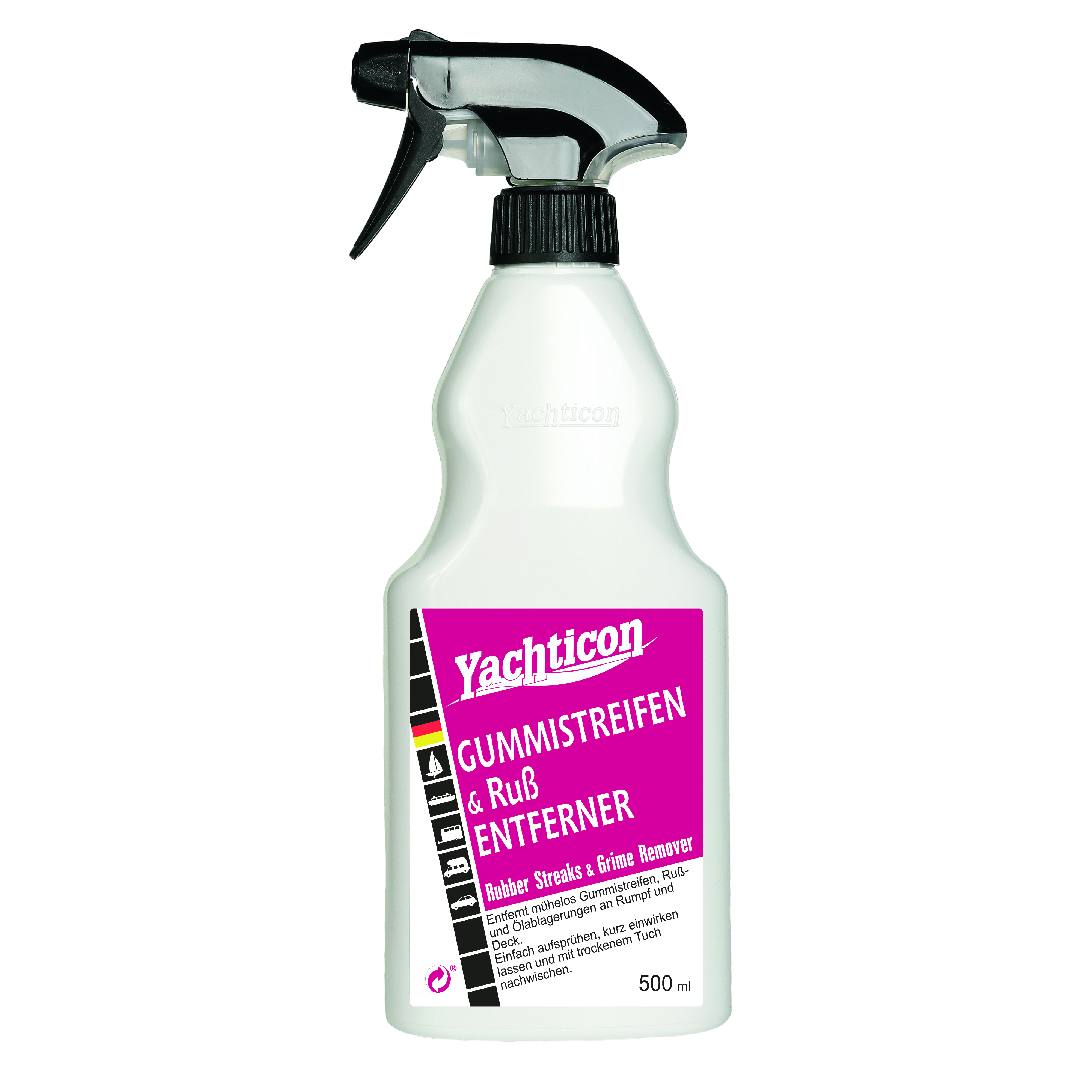 Yachticon Gummistreifen- & Rußentferner, 500 ml