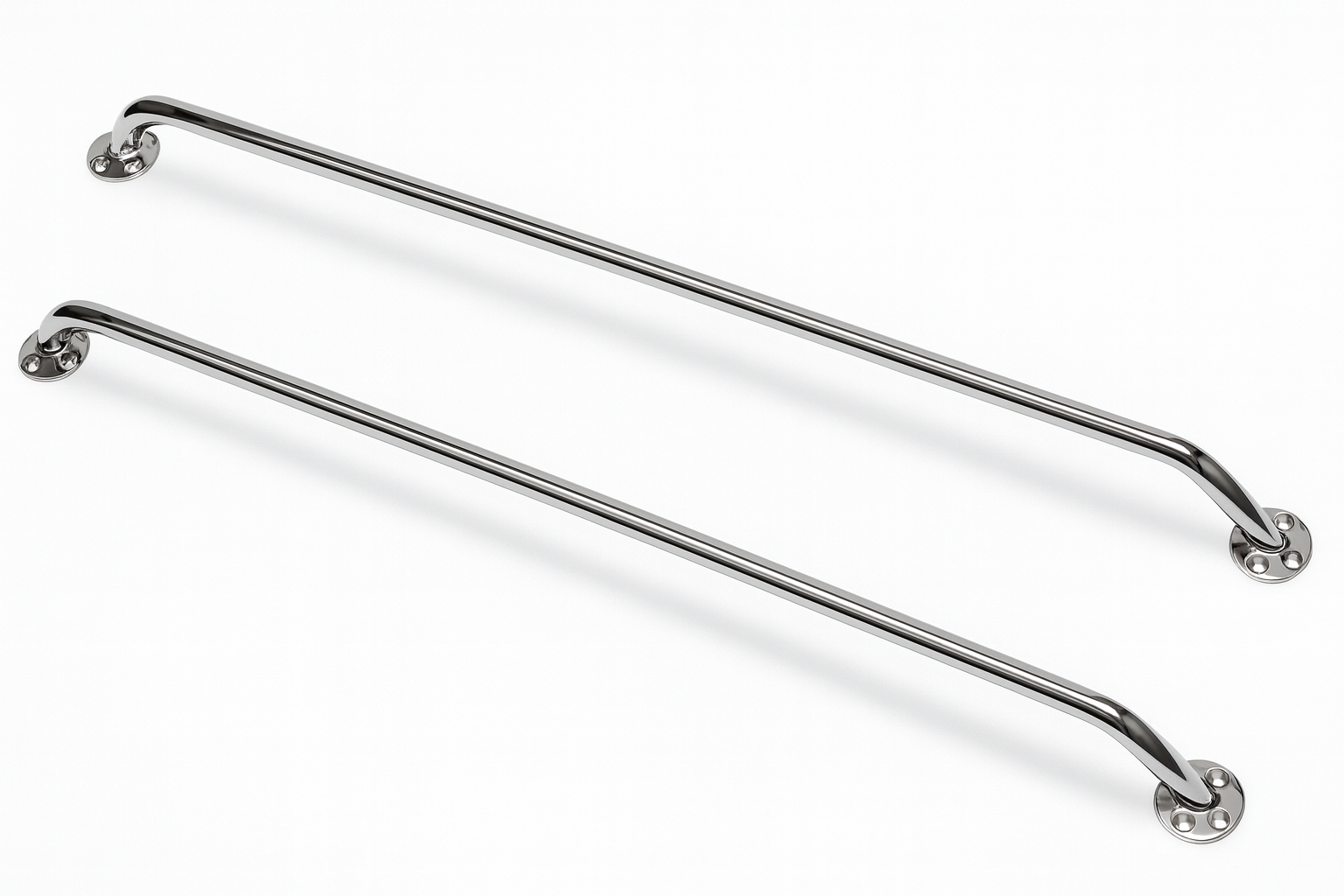 Osculati Seitenreling ohne Mittelstütze, Länge 100 cm (Paar)