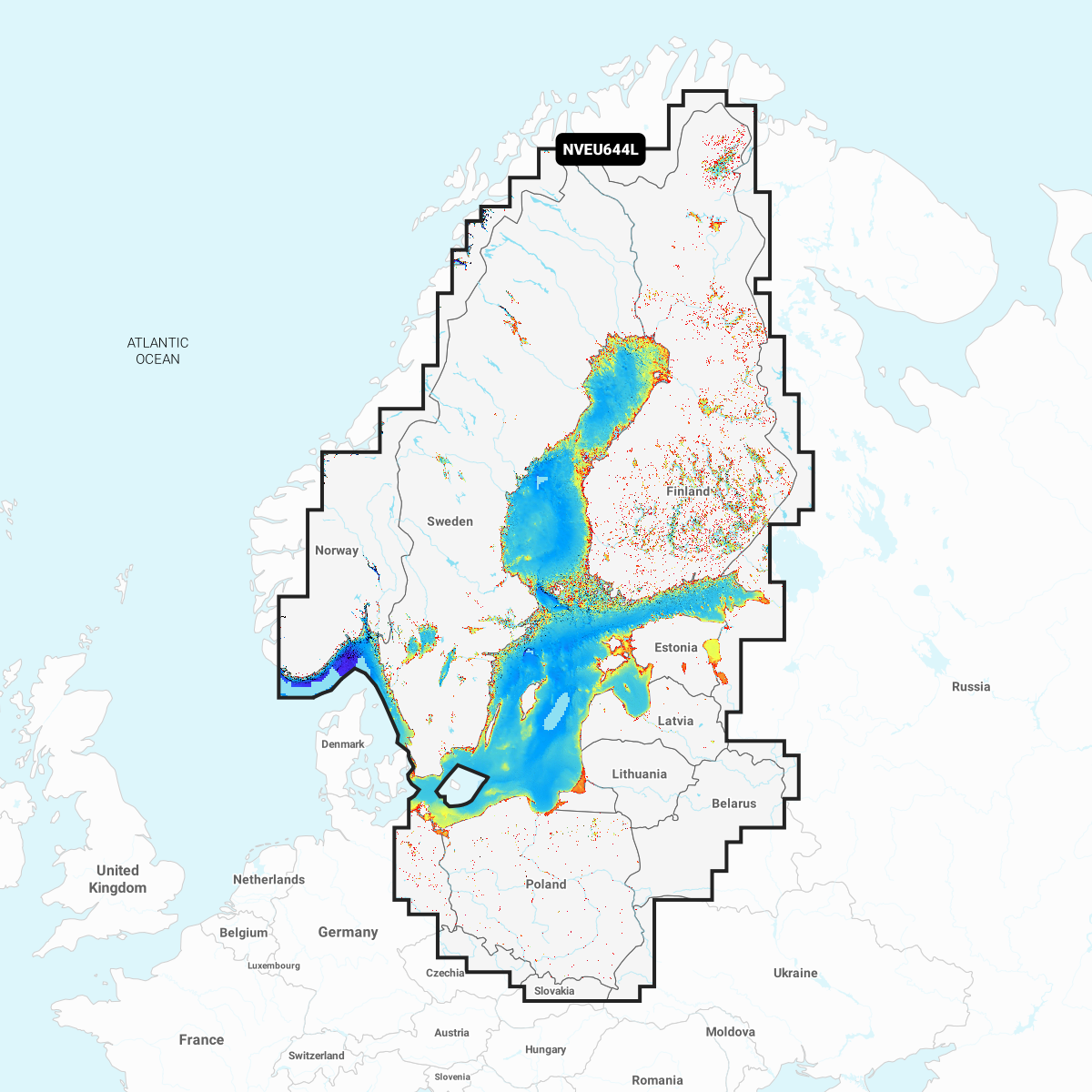 NAVIONICS PLATINUM+ EU644L Baltic Sea 