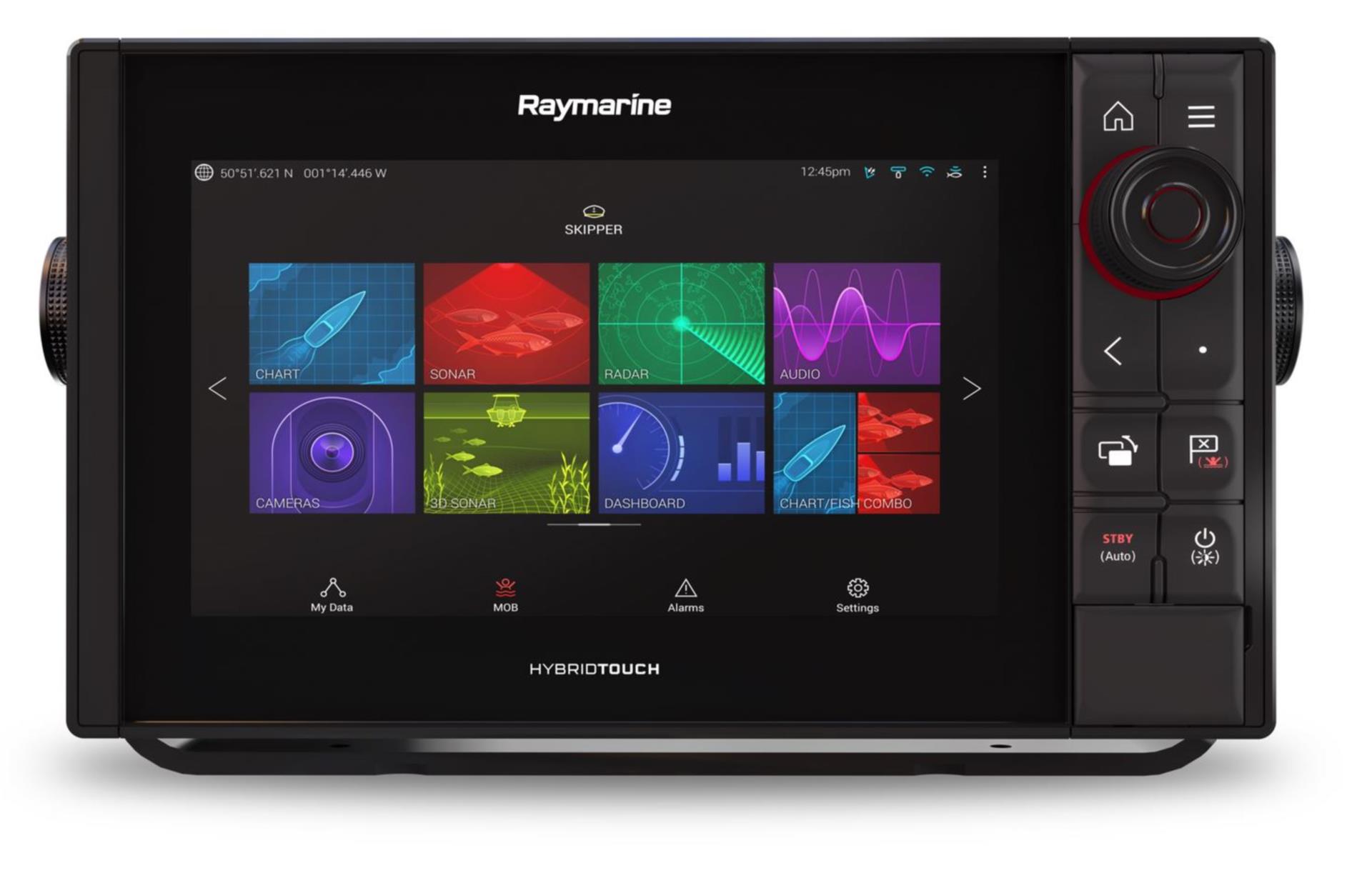 Raymarine Axiom Pro 9 RVX MFD/Down,- Side & RealVision