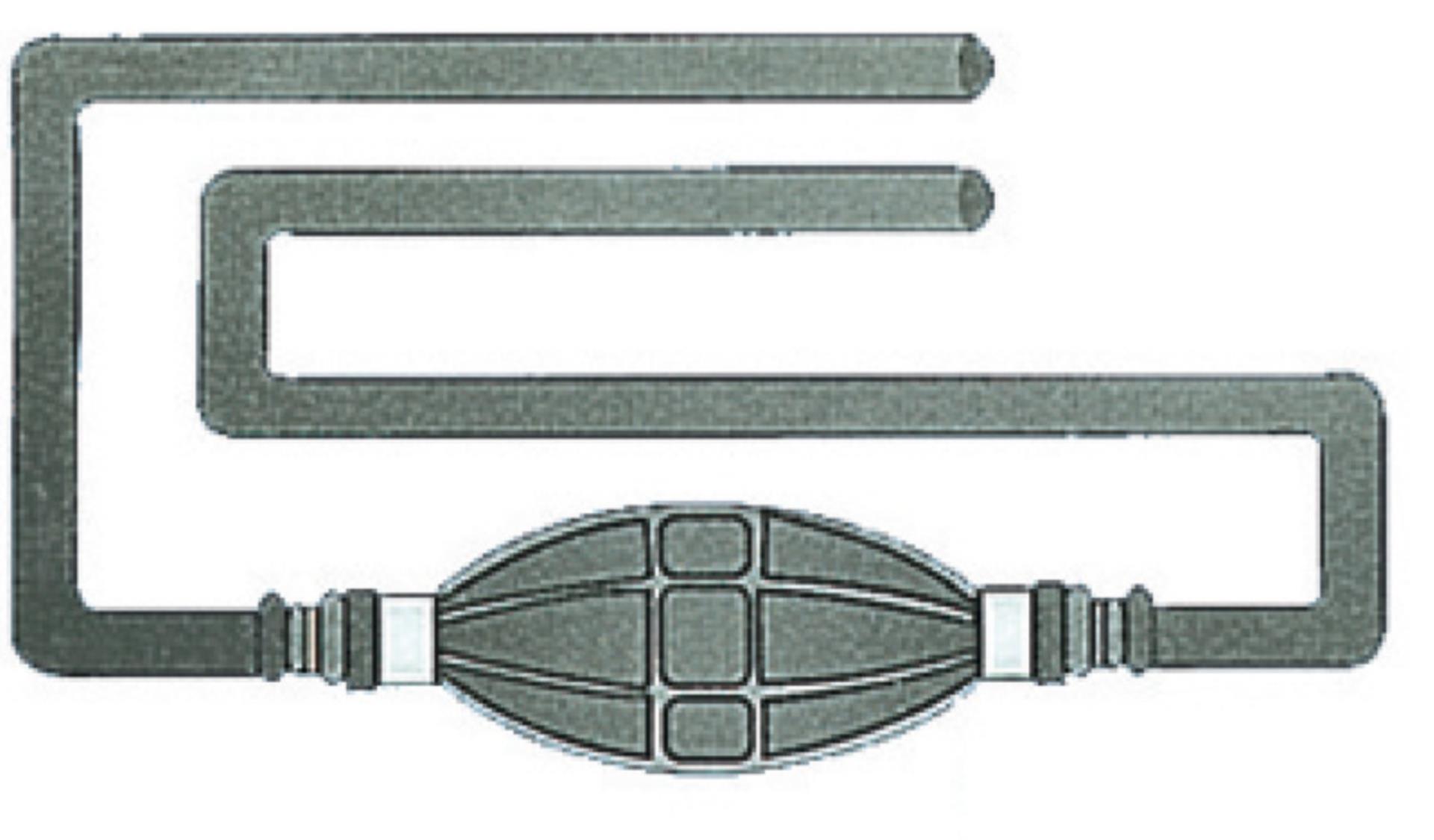 Osculati Kraftstoffschlauch 2 Meter, mit Pumpball ohne Anschlüsse