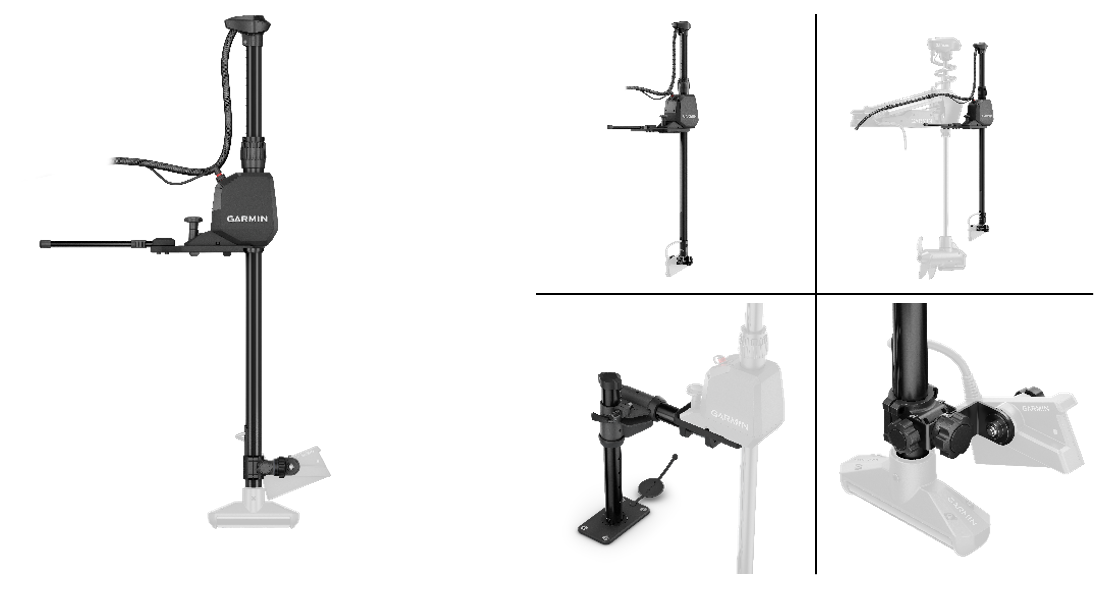 Garmin Spy Pole Geberstange 49" mit GT360UH Echolotgeber