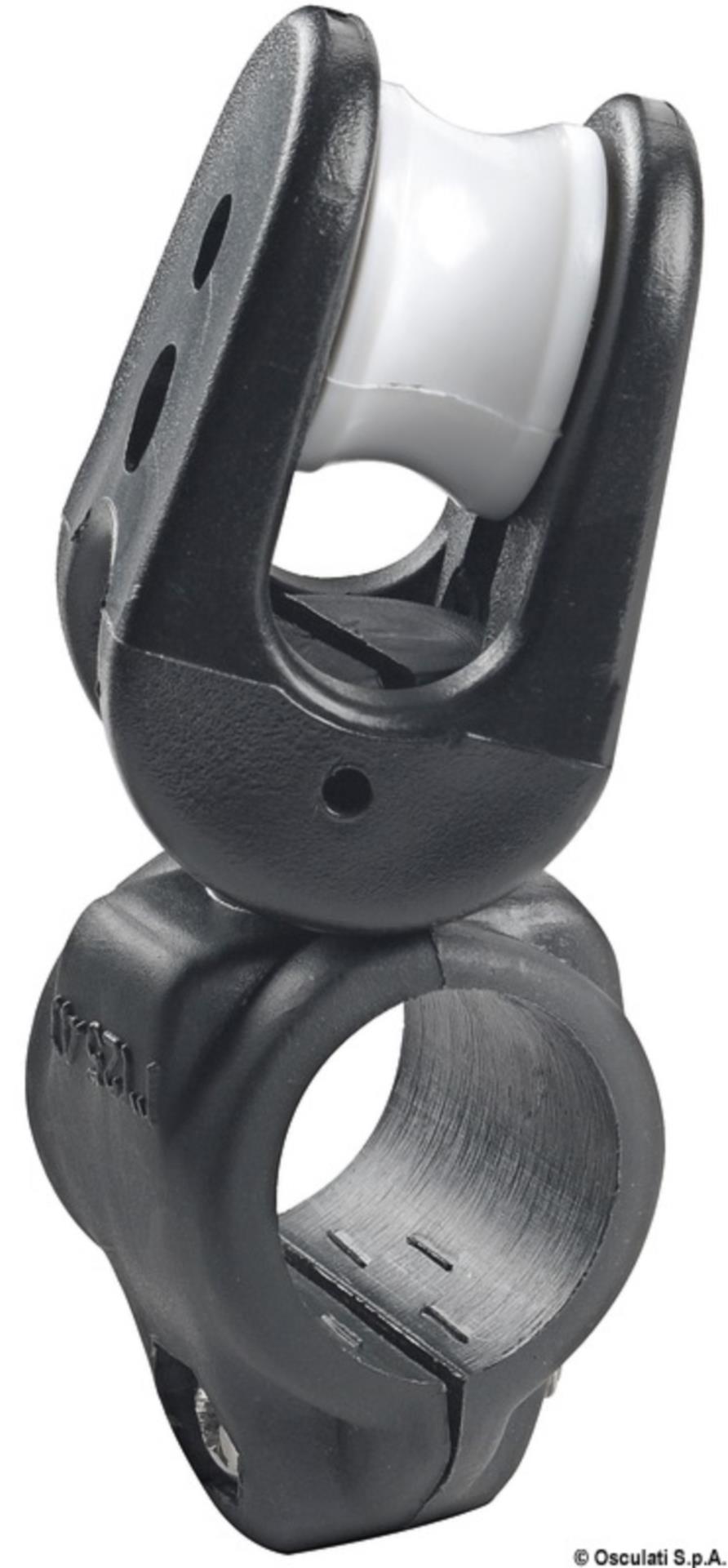 Osculati Einfachumlenkrolle für Fockrollvorrichtung, Gelenk