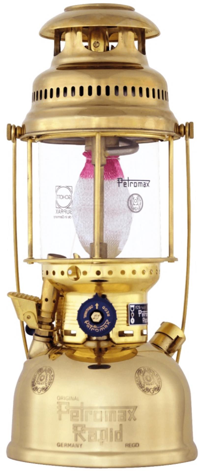Petromax 500 HK Messing ohne Reflektorschirm