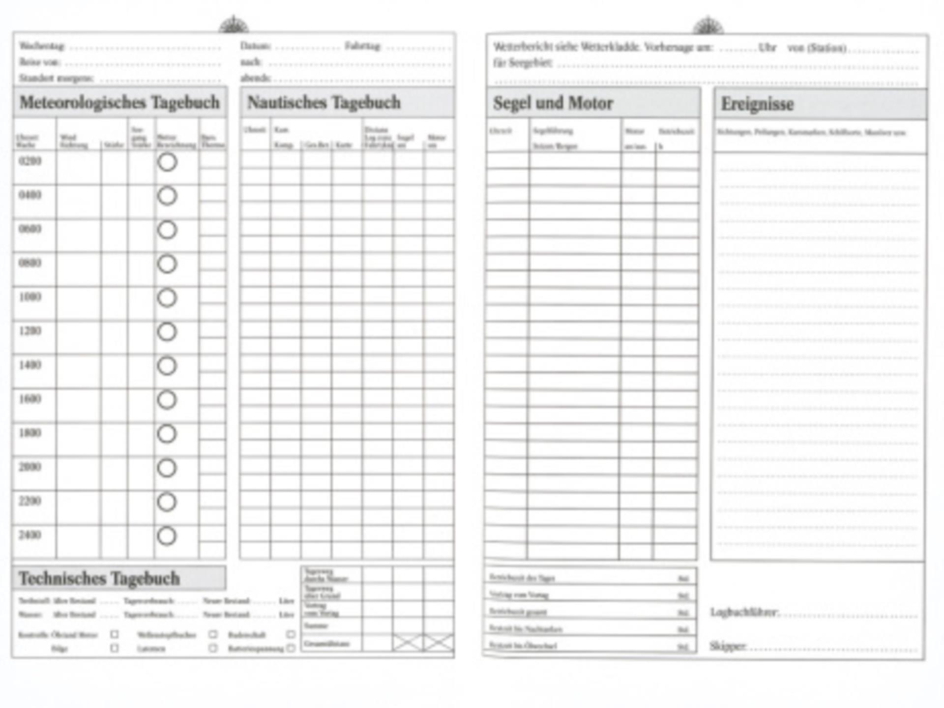 Delius Klasing Logbuch für die Yacht