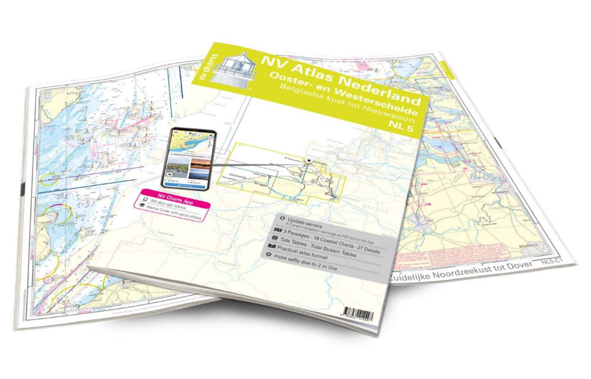Nautischer Verlag NV Atlas Nederland NL5 - Ooster- en Westerschelde