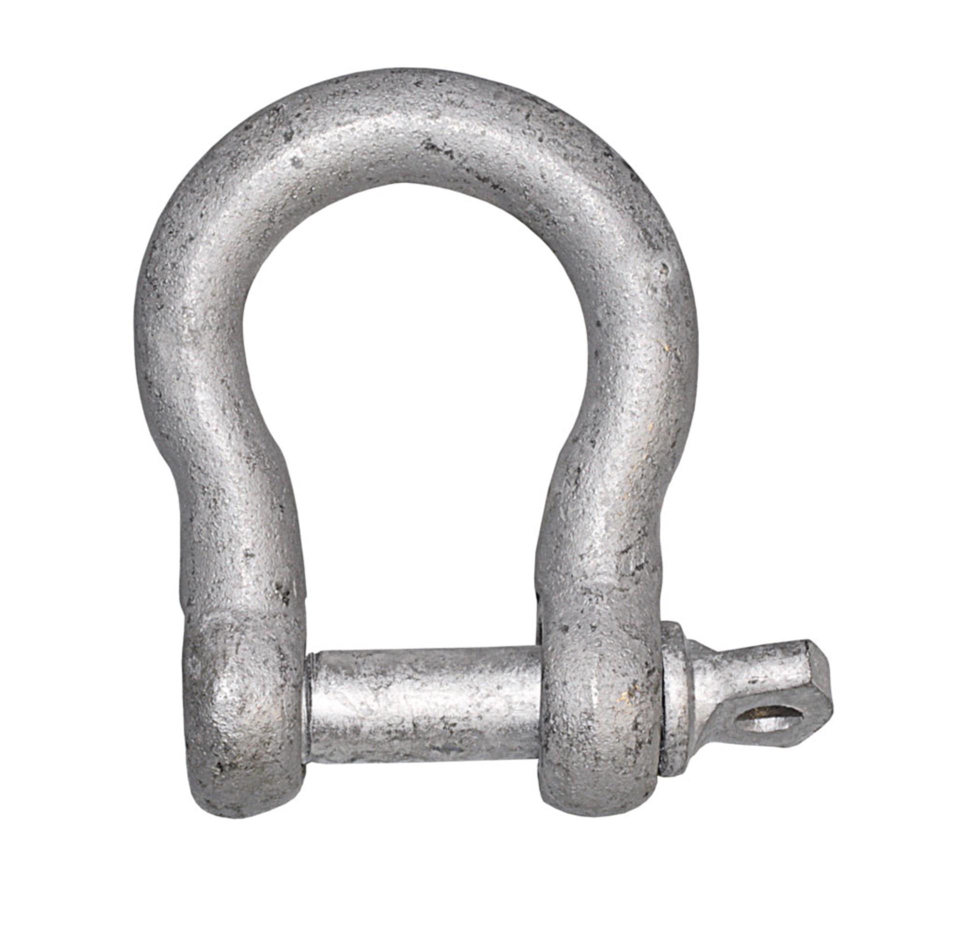Schäkel verzinkt geschweift, 12 mm