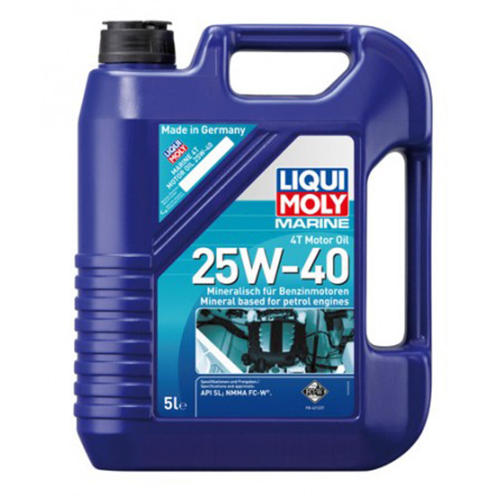 Liqui Moly 4T Motor Oil 25W-40, 5 Liter Liqui Moly 4T Motor Oil 25W-40, 5 Liter