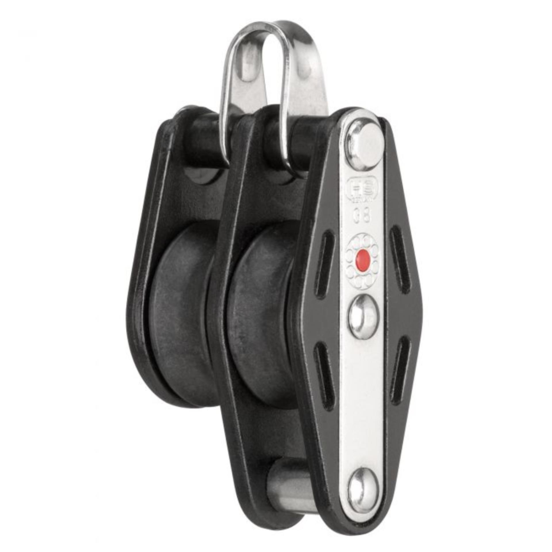 Sprenger Kugellager-Block 8 mm - 2 Rollen, Hundsfott, Bügel