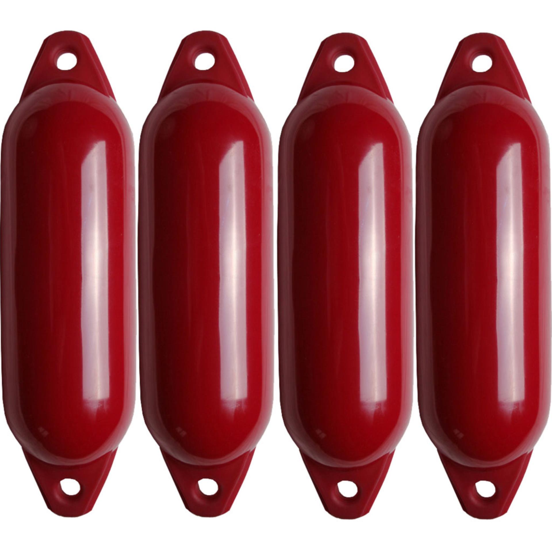 Majoni Talamex Star Fender bordeaux, 45 x 12 cm, 4er Set