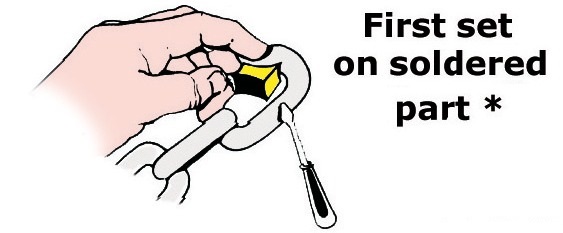 Osculati Chain Rainbow blau für 6 mmØ Kette (14 Stück)