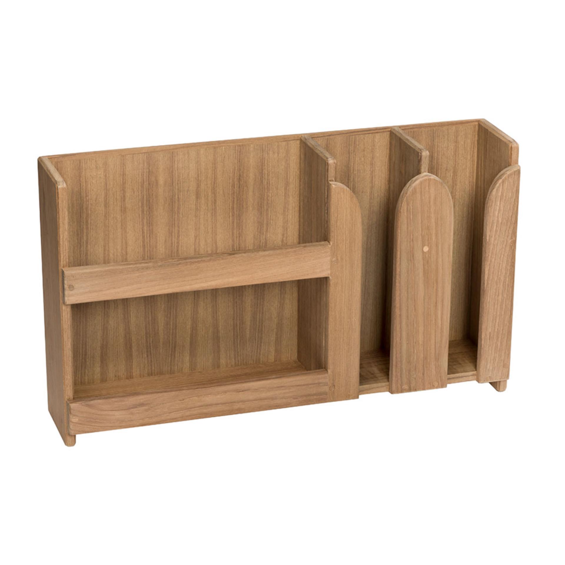 ARC Marine Teak Teller- & Tassenhalter, 50 x 29 x 11 cm