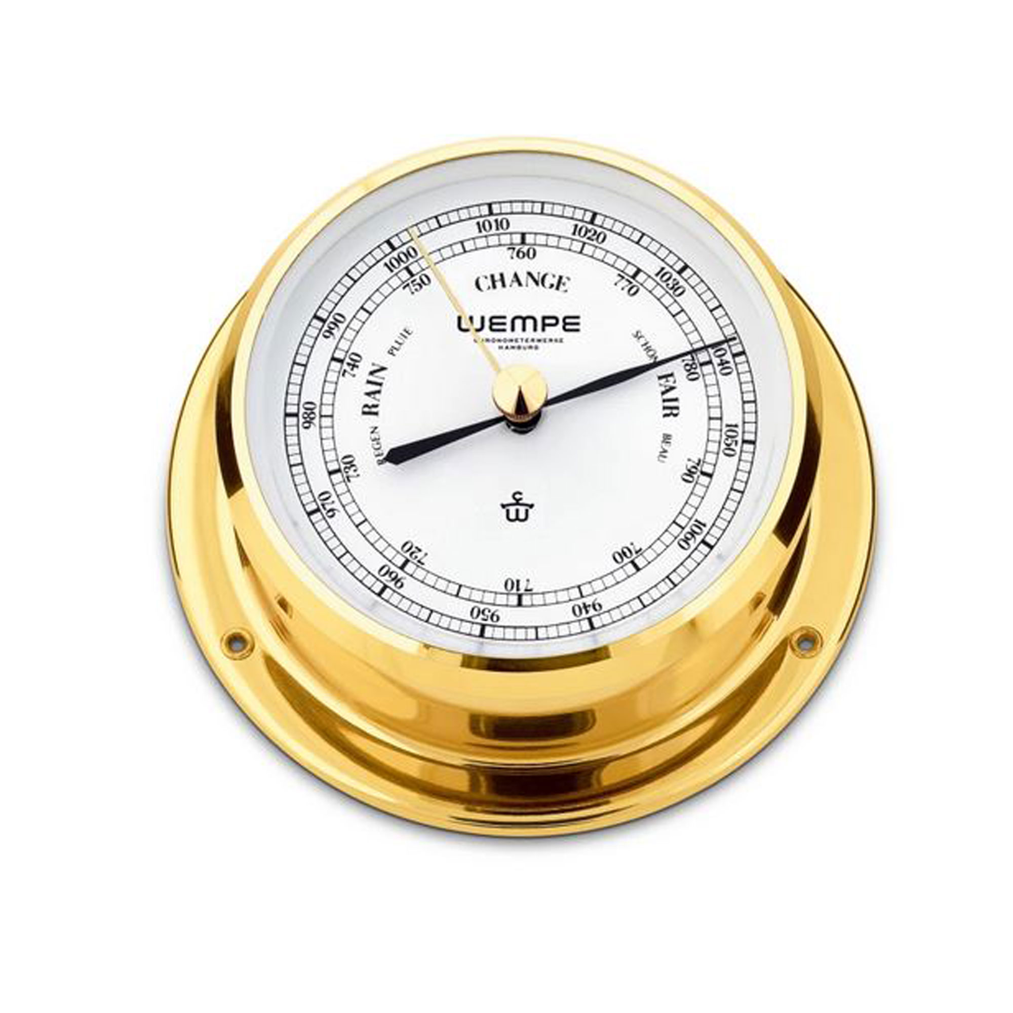 Wempe SKIFF, Barometer Messing