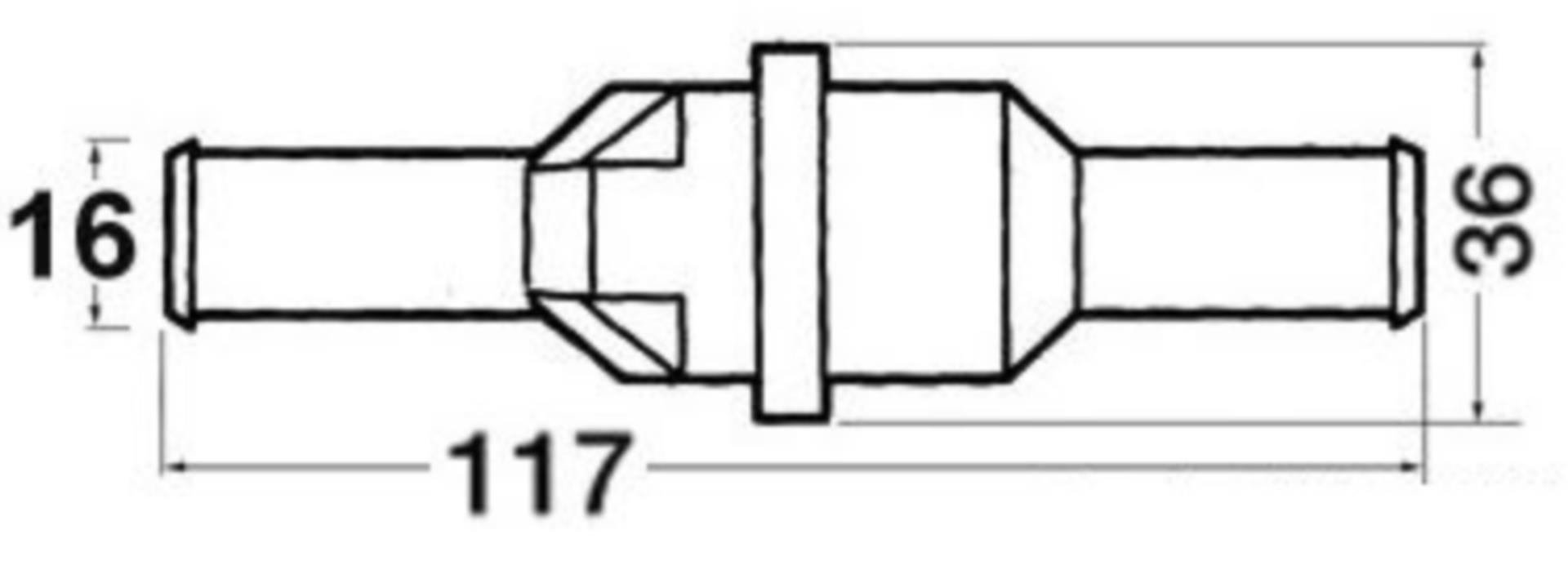 Osculati Tankstop für Tankentlüftung