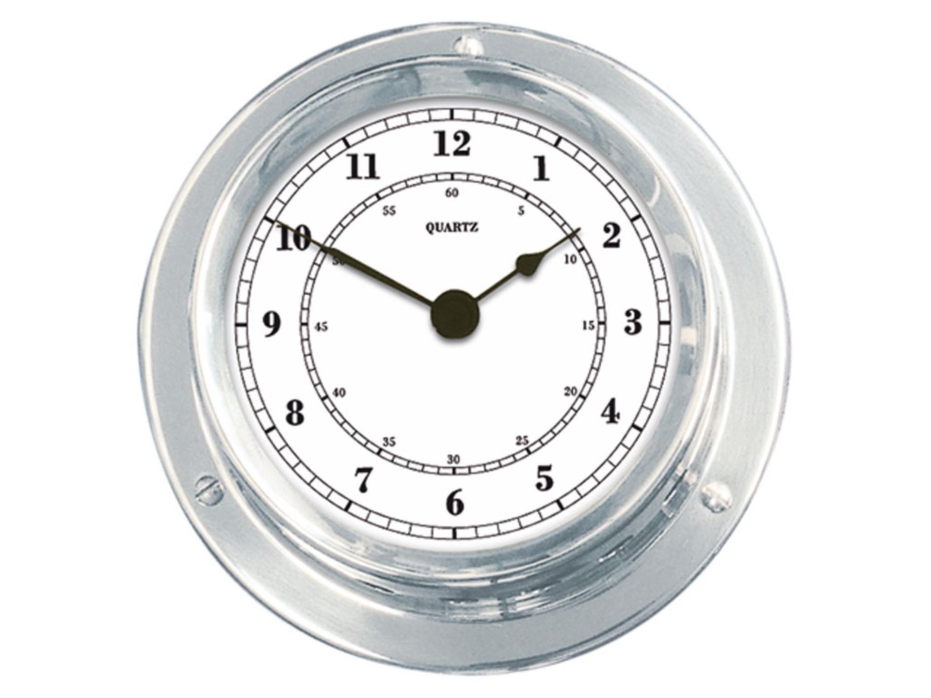 Talamex Uhr Serie 110, verchromt