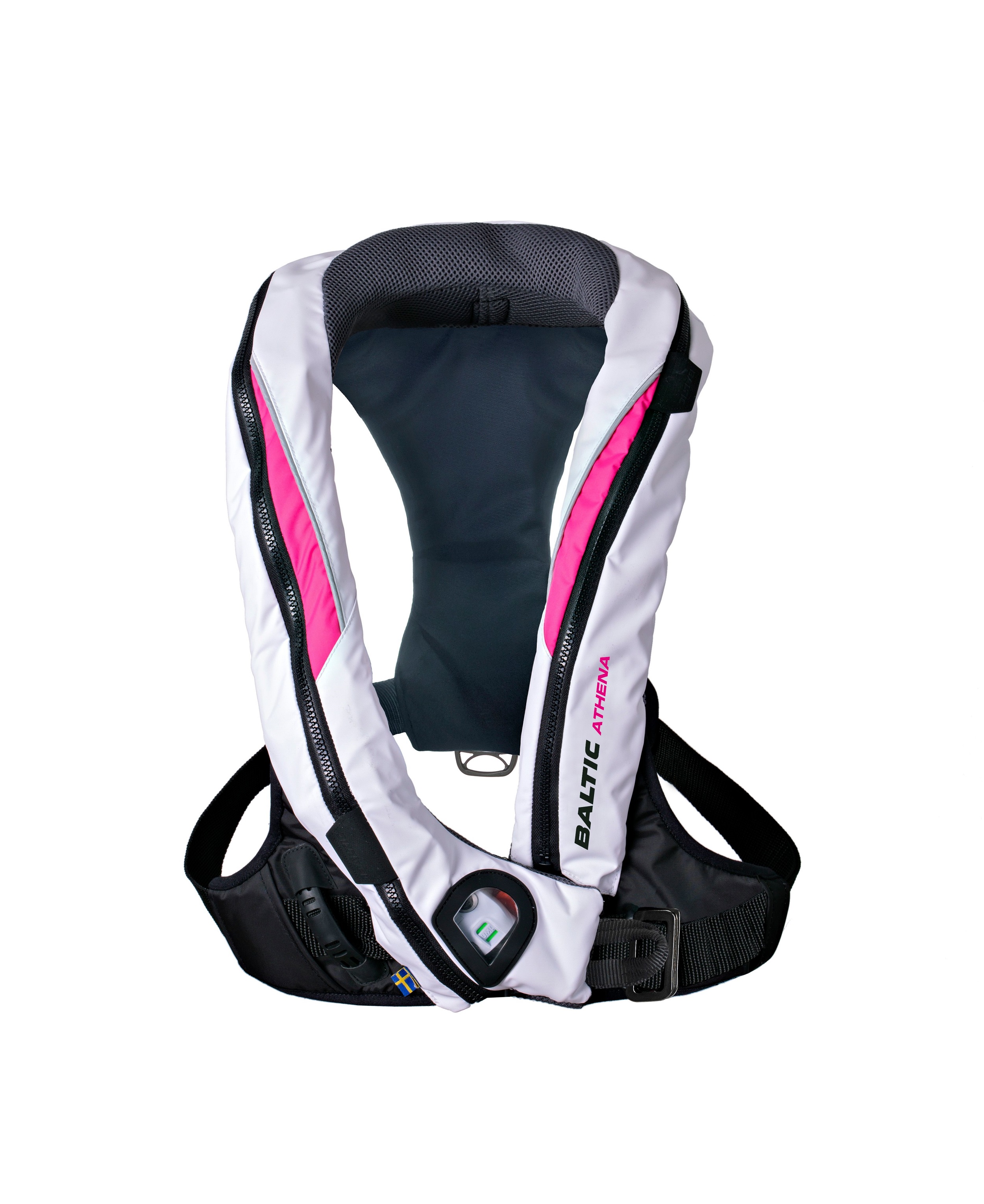 Baltic Athena 165 Rettungsweste mit Harness für Frauen (Weiß-Pink)
