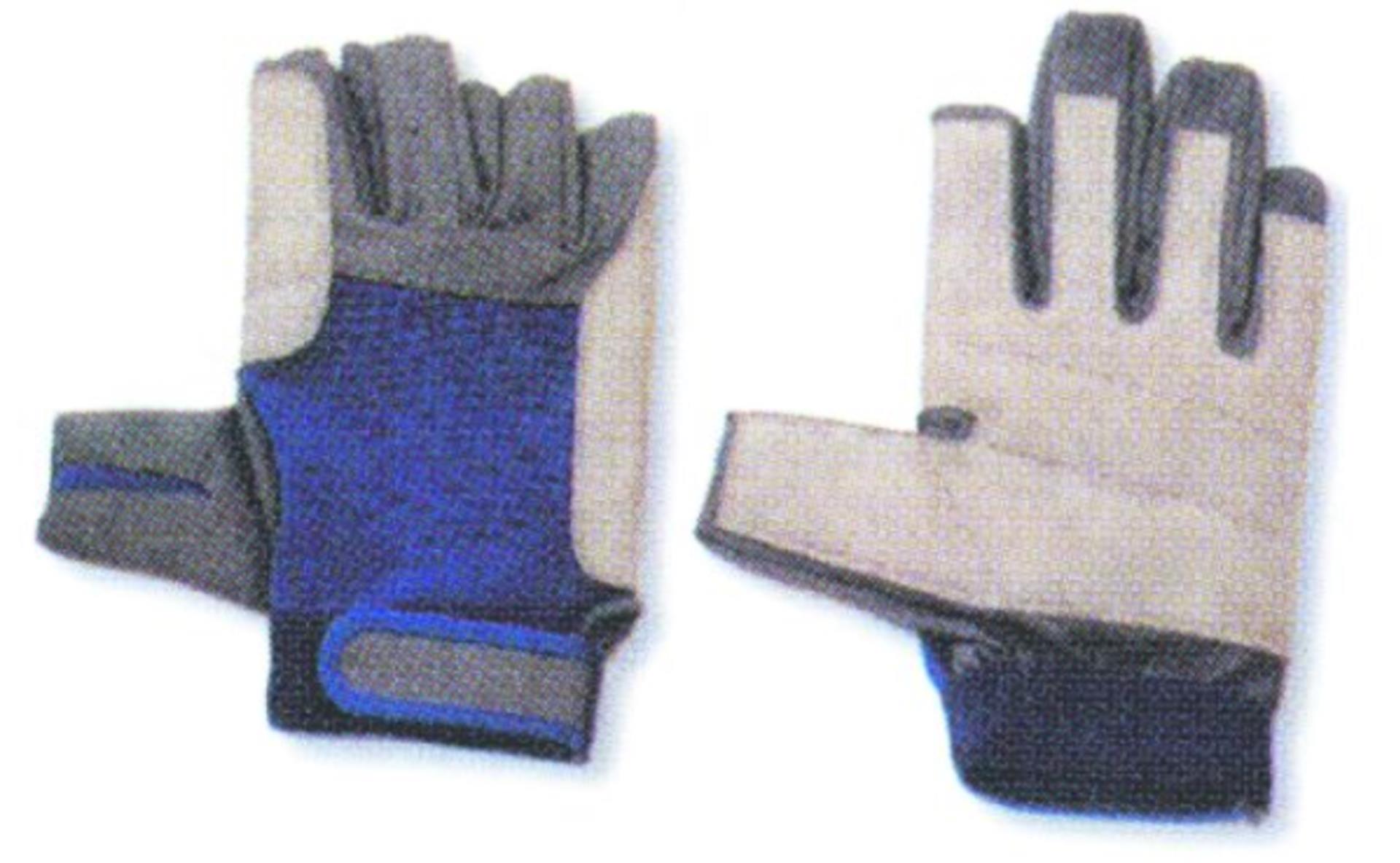 Handschuhe Kunstleder  2Finger gesch. Gr. M