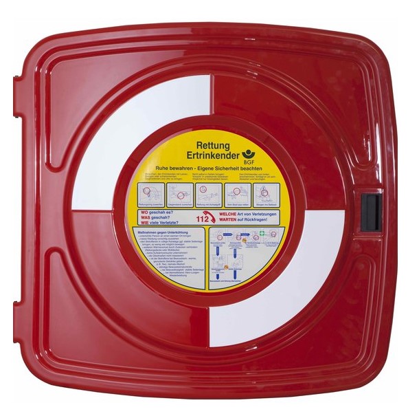 Peters + Bey Rettungsringkasten:  884 x 857 x 167mm