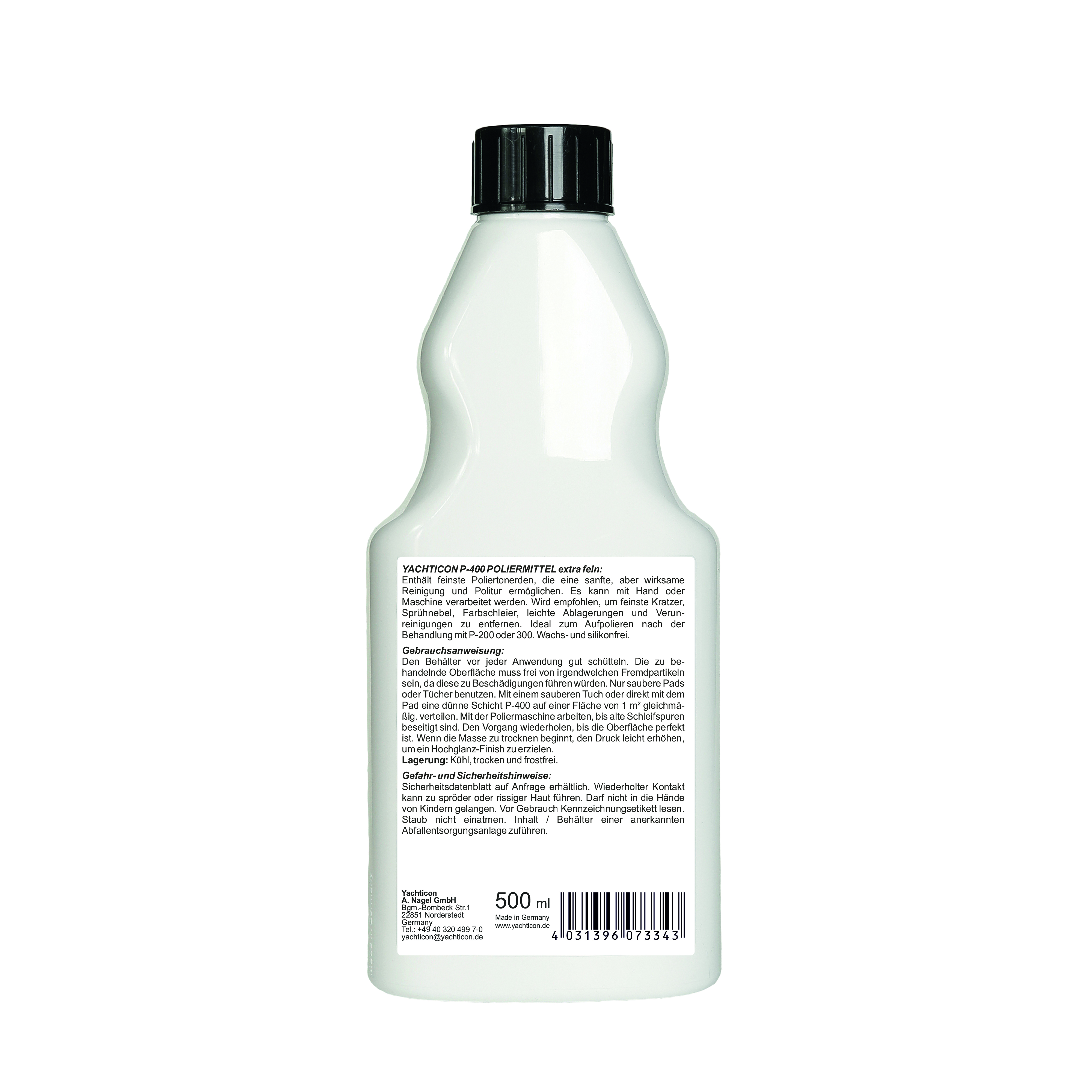 Yachticon P-400 Schleif- & Poliermittel extra fein, 500 ml