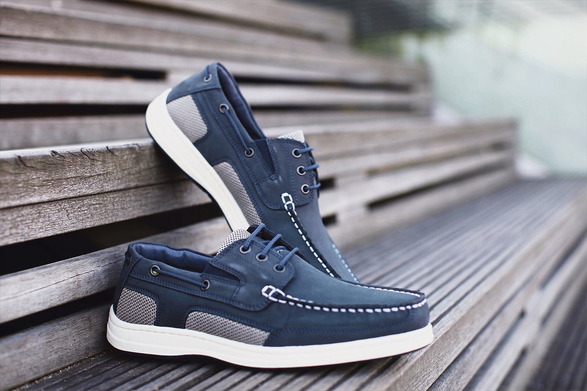 BluePort Blue Port Schuh Atlantic 3 Eye blau, 47