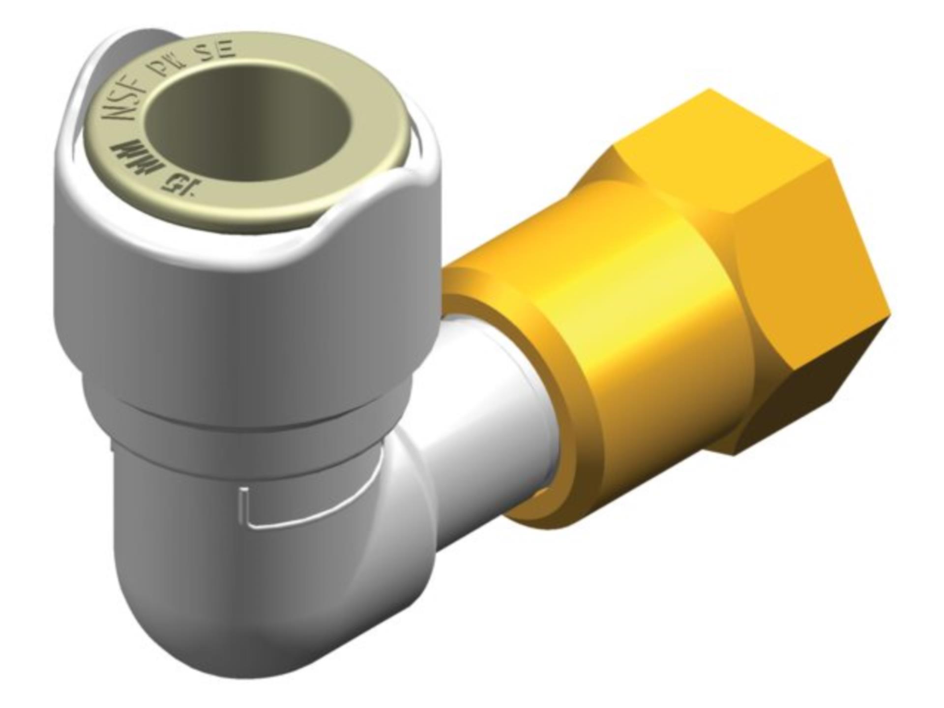 Whale Winkeladapter 1/2" BSP 15 mm (2 Stück)