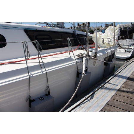 Outils Oceans Kissenfender, grau (460 x 240 x 100 mm)