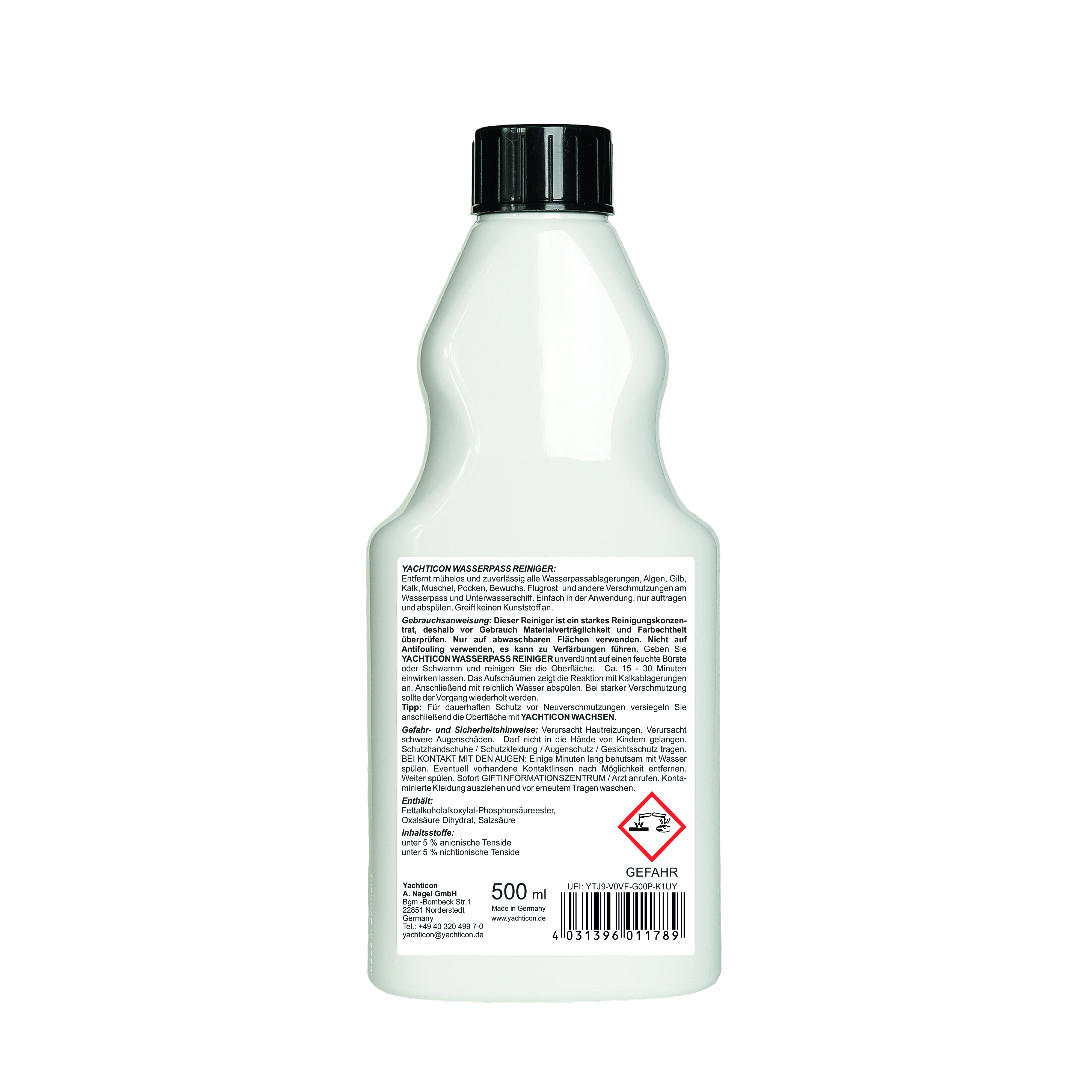 Yachticon Wasserpaß Reiniger, 500 ml
