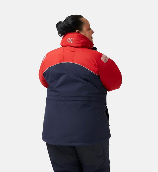 C4S Bergen II, Jacke red/navy, Extra-Weit, L     