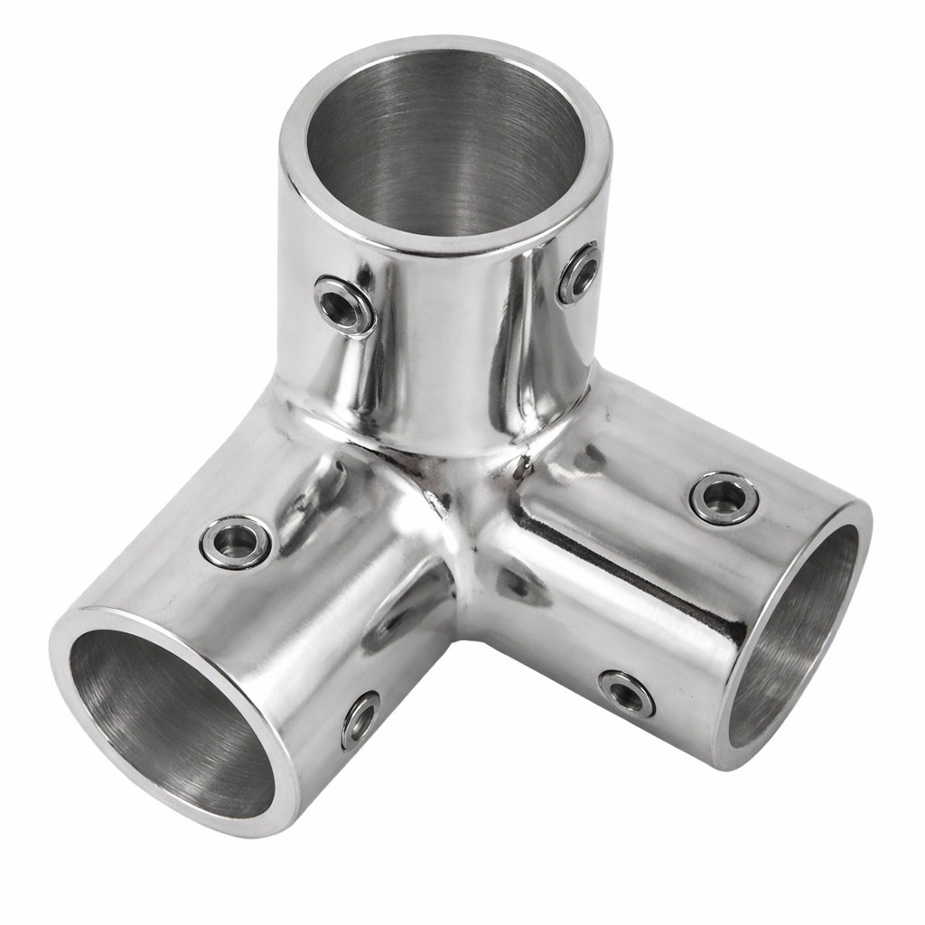 Osculati 3-Wege Relingsverbindung 90°, Rohr 22 mmØ