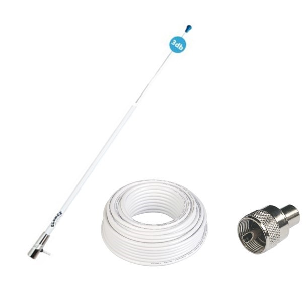 Glomex RA112 CR UKW-Antenne, 1,5 Meter