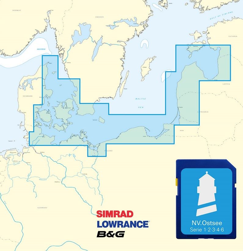 Nautischer Verlag NV Ostsee Plotterseekarten