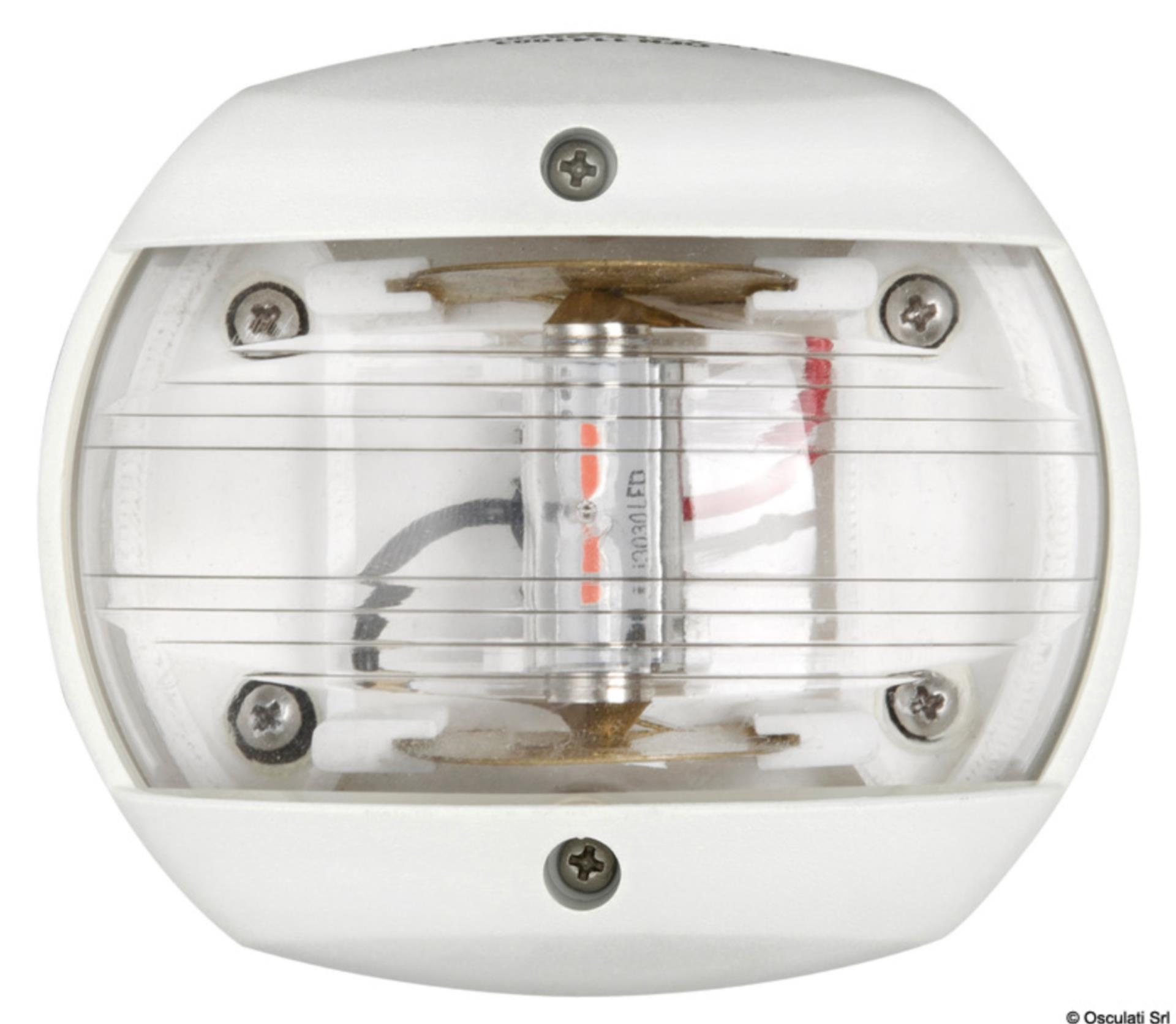 Osculati LED Navigationslicht Classic 12 weiss, Top weiss