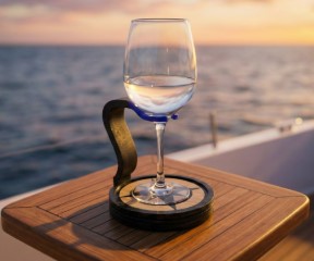 UNBREAK ONE Weinglashalter schwarz