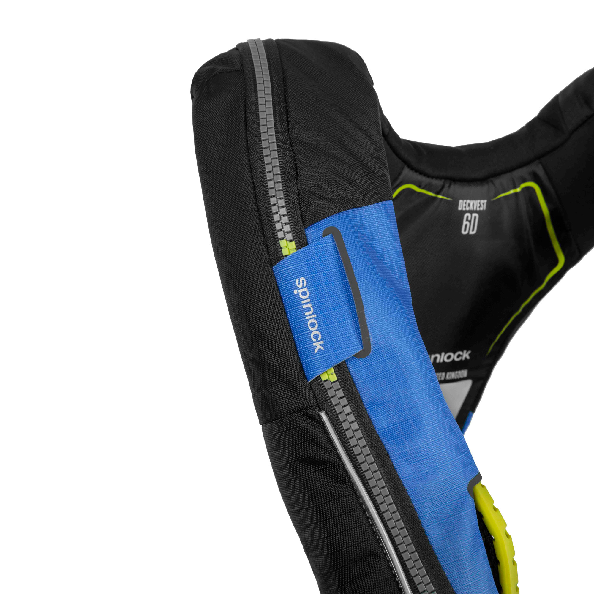 Spinlock Deckvest 6D 170N, pacific blue & black mit HRS System