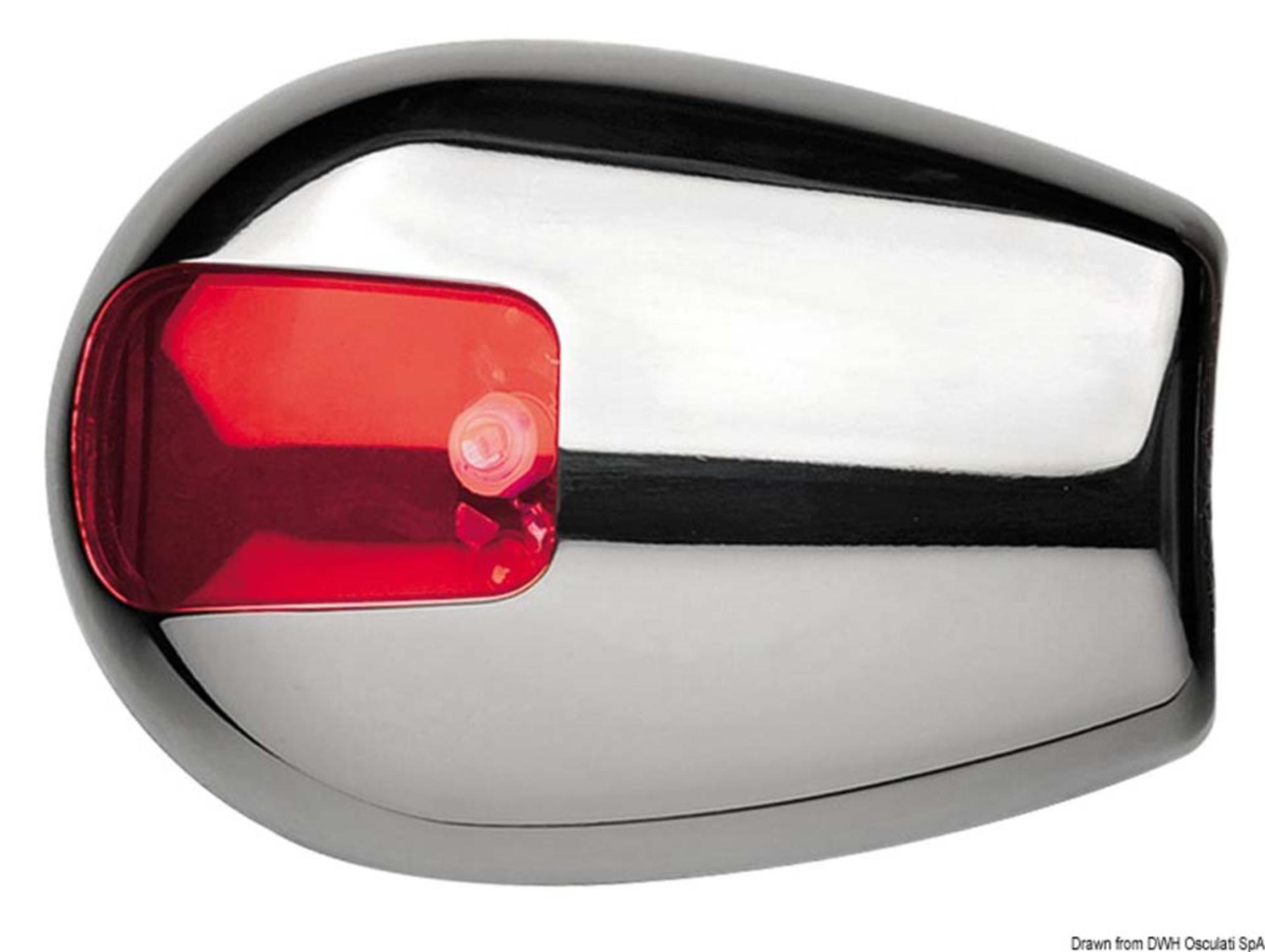 Osculati LED Navigationslicht Sea-Dog Backbord, rot (Wandmontage)