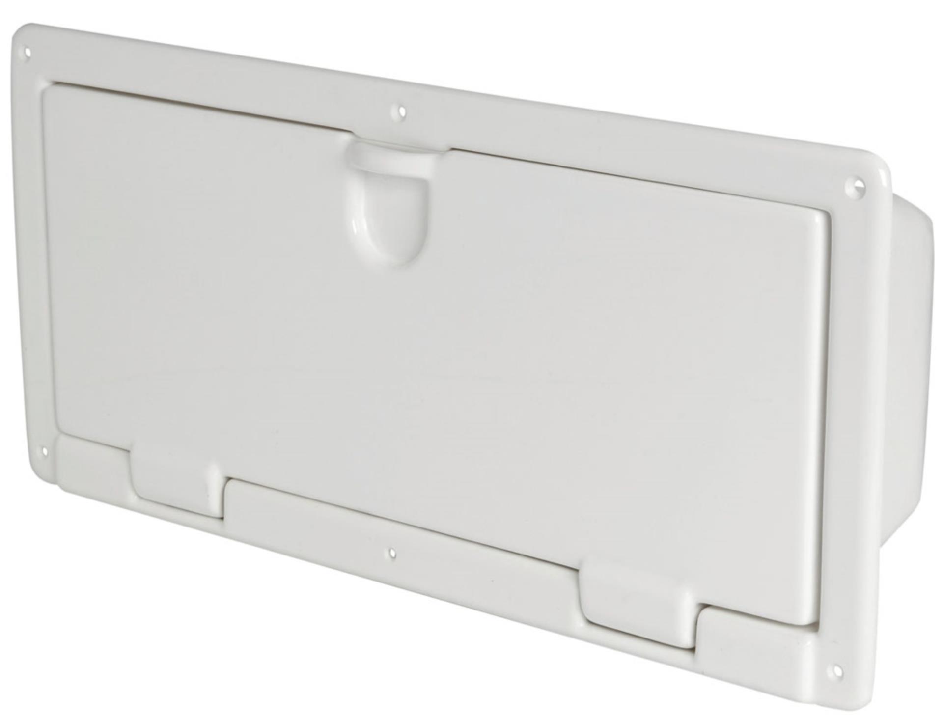 Osculati Ablage mit Klappe 190 x 490 x 116 mm (Aussen 540 x 244 mm)