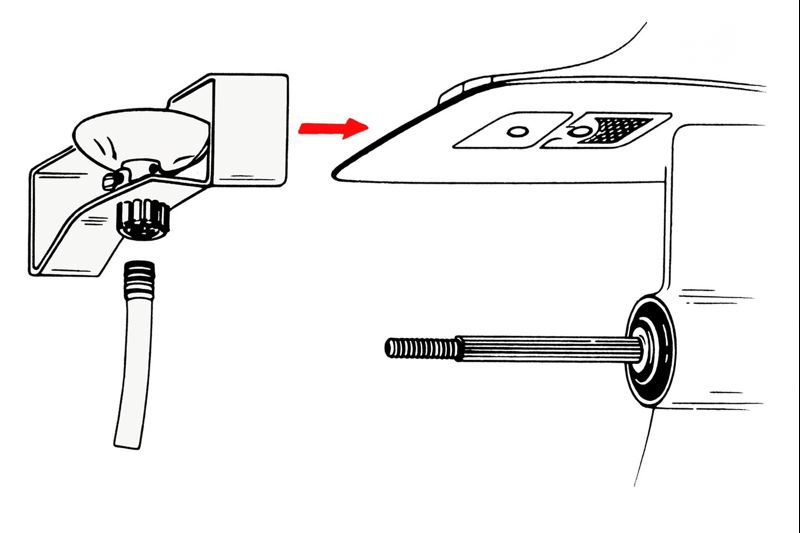 Osculati Spülanschluss Flusher B