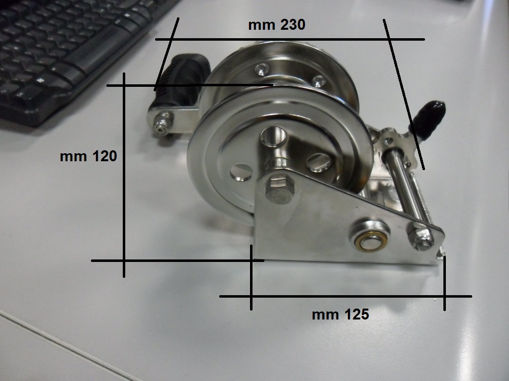 Osculati Edelstahl Trailerwinde bis 384 kg Osculati Edelstahl Trailerwinde bis 384 kg