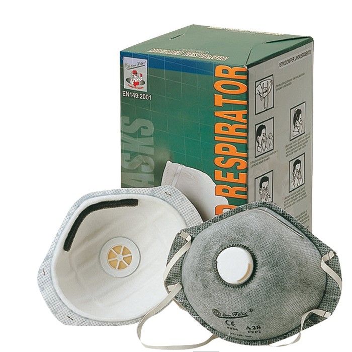 Yachticon Feinstaubmaske mit Ventil, 2er Pack