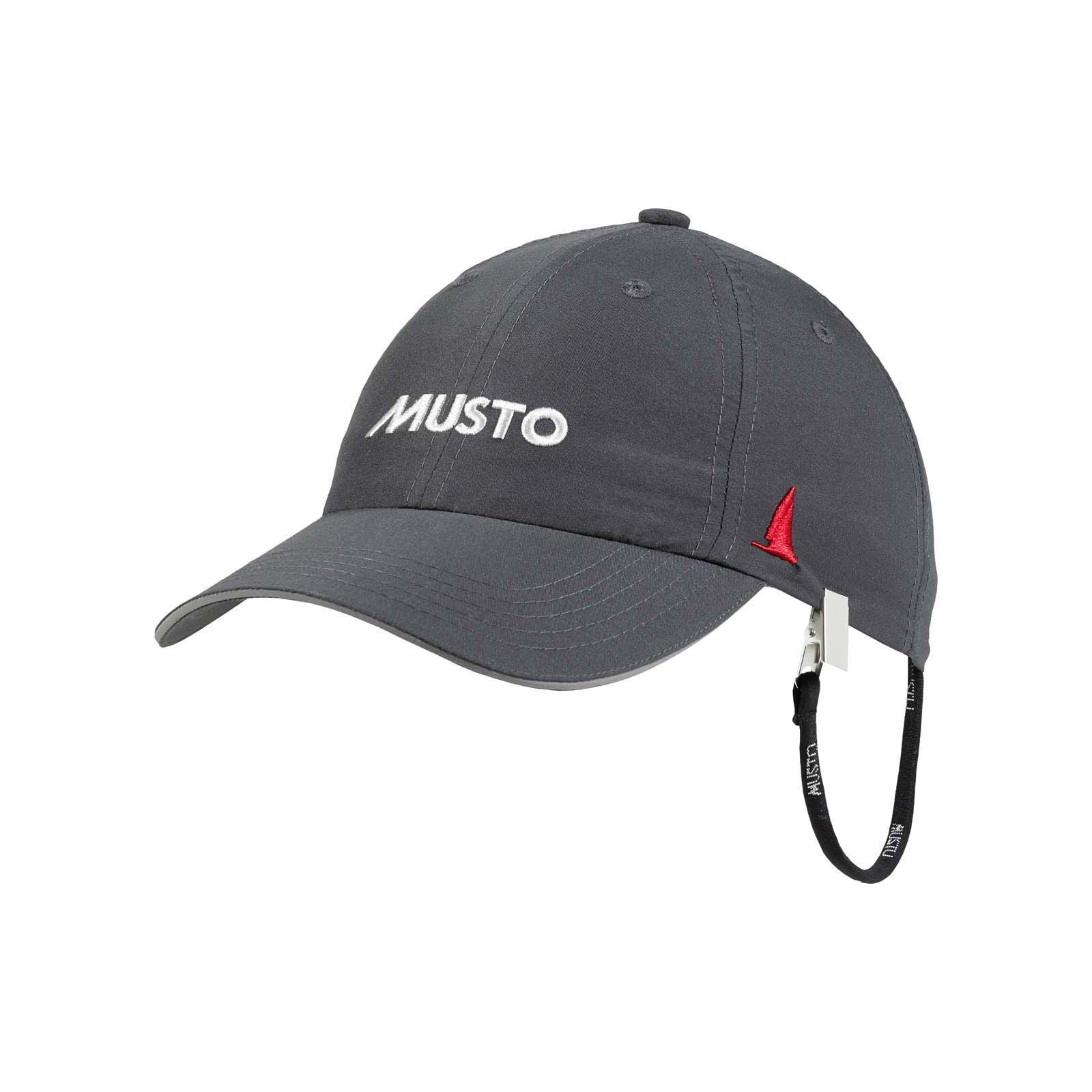 Musto Essential Fast Dry Crew Cap, charcoal / dunkelgrau