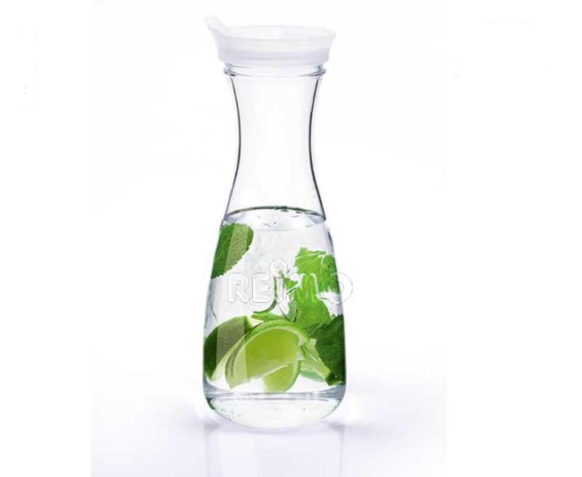 Acryl Karaffe mit Schraubdeckel, 1000ml