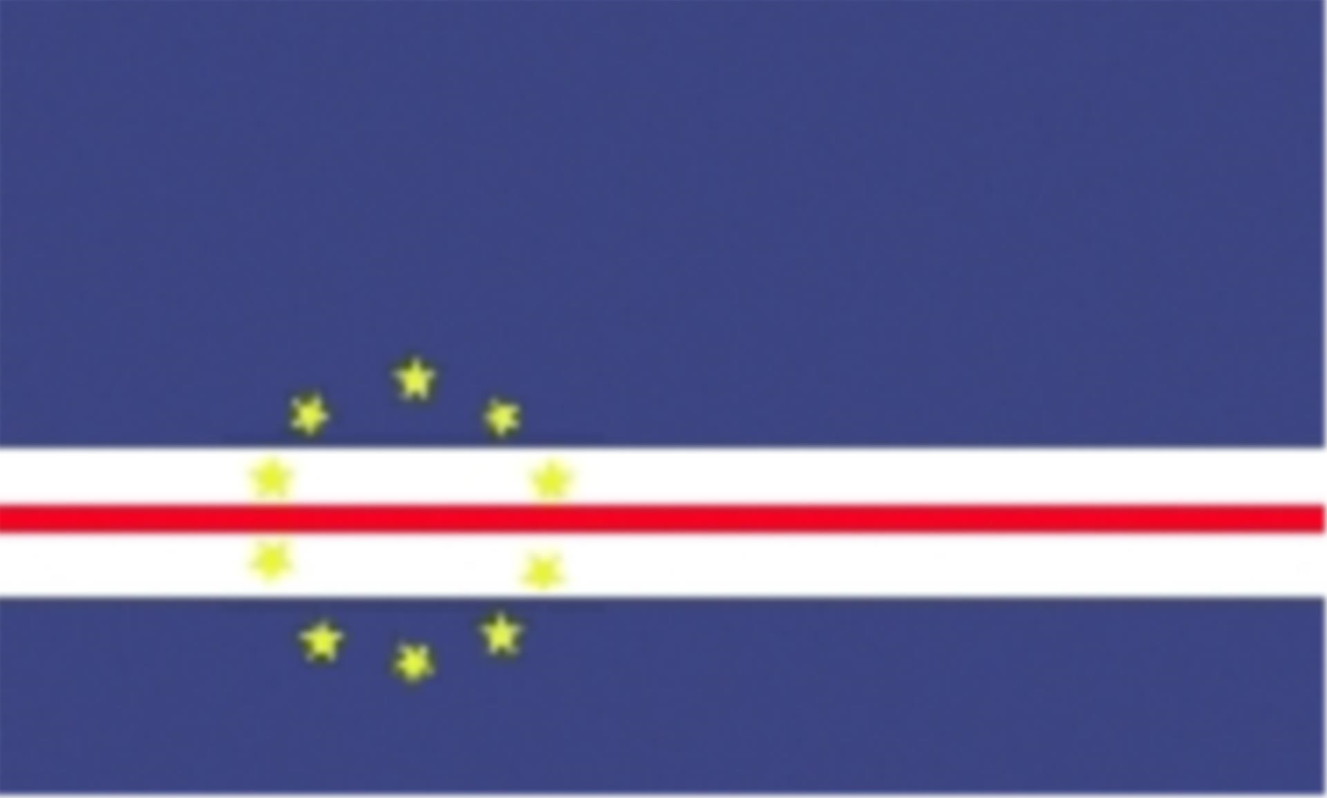 Lindemann Flagge Kapverde mit Wappen, 30 x 45 cm