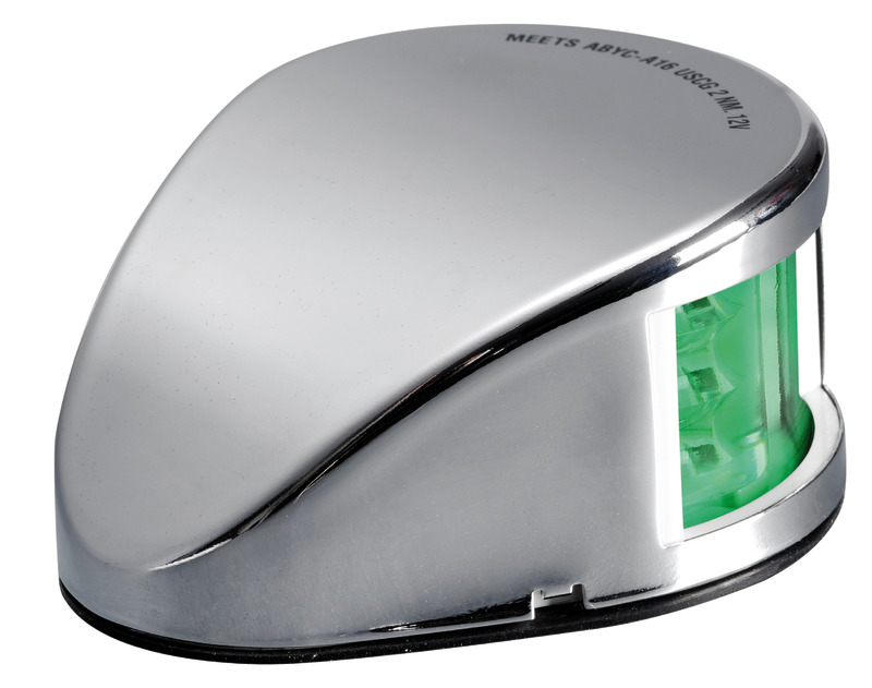 Osculati LED Navigationslicht Steuerbord 12 V, Edelstahl